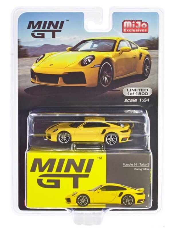 2023 Mini GT Yellow Porsche Limited Edition