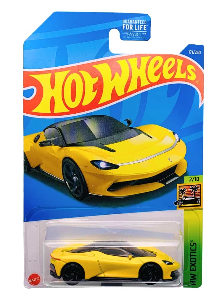 Hot Wheels Automobili Pininfarina Battista Yellow