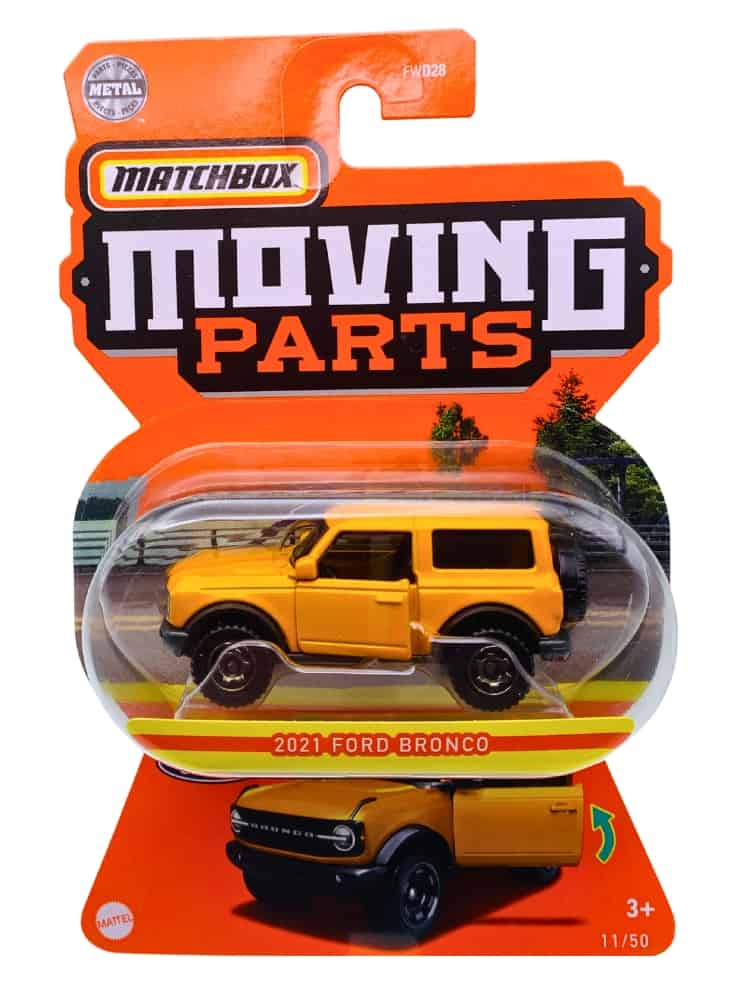 Matchbox Moving Part Ford Bronco Orange