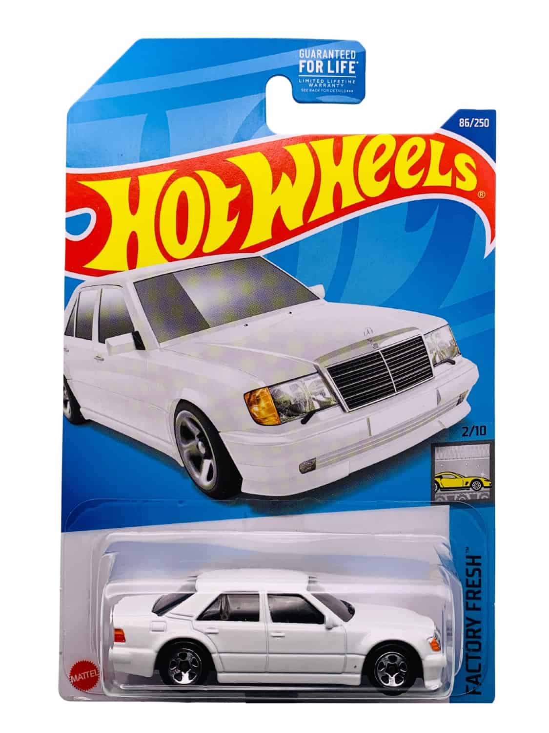 HCY42 Mercedes-Benz 500e white hot wheels