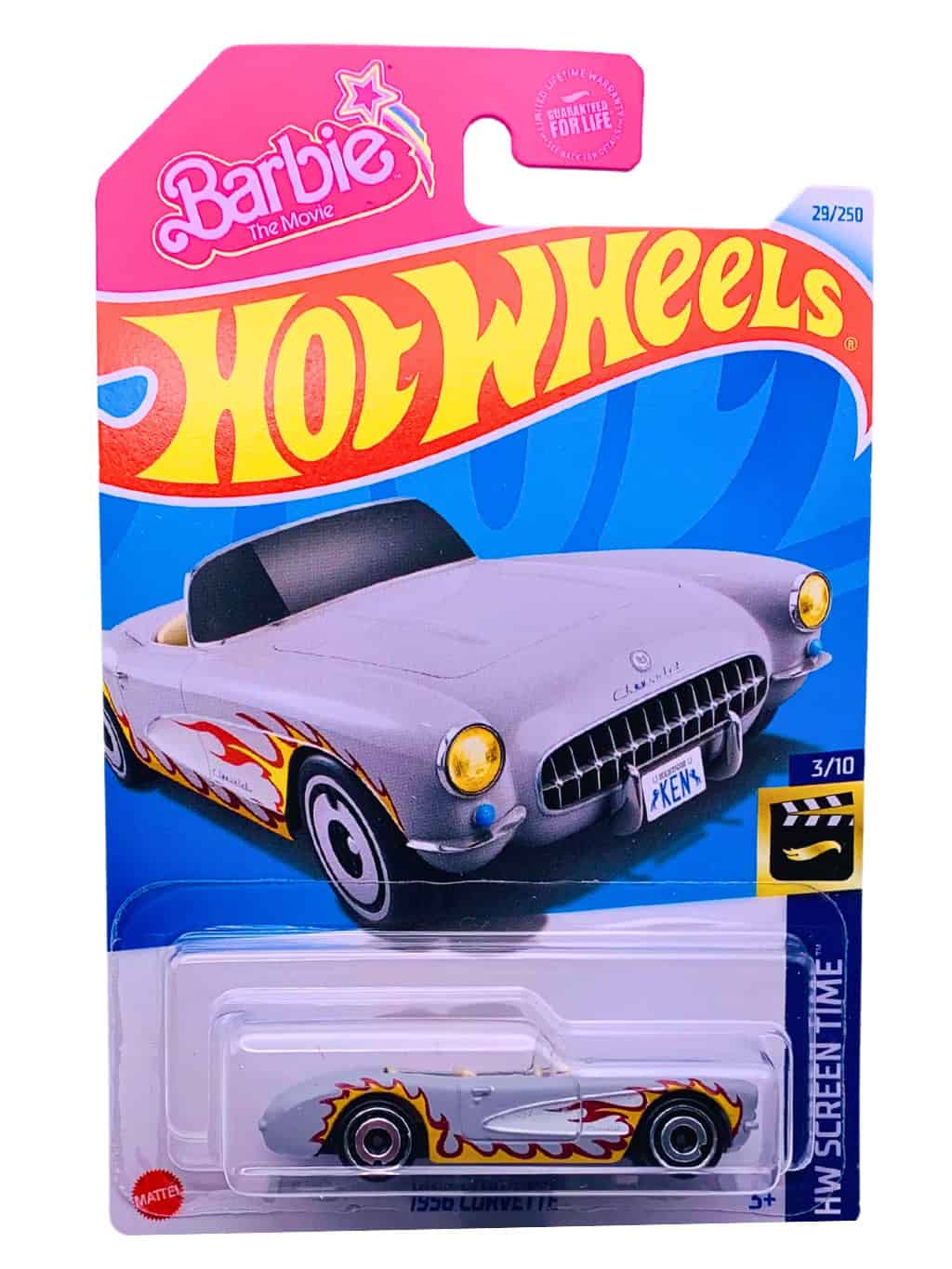 Hot Wheels Barbie 1956 Corvette - 2024 HW Screen Time