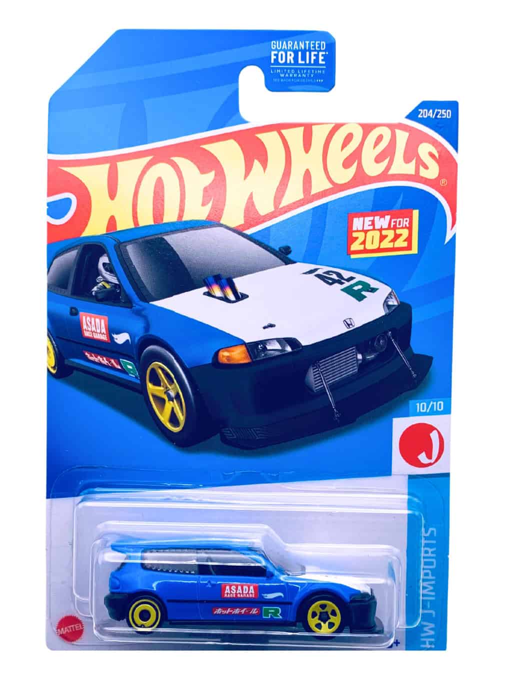 Hot Wheels Honda Civic Custom - 2022 HW J-Imports