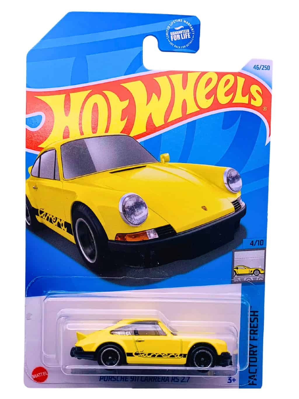 Hot Wheels Porsche 911 Carrera RS 2.7 - 2024 Factory Fresh