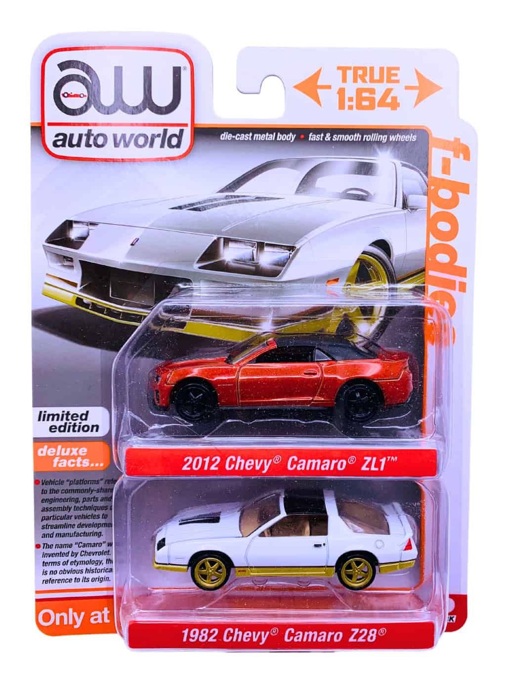 Auto World Target Chevy Camaro 2-pack