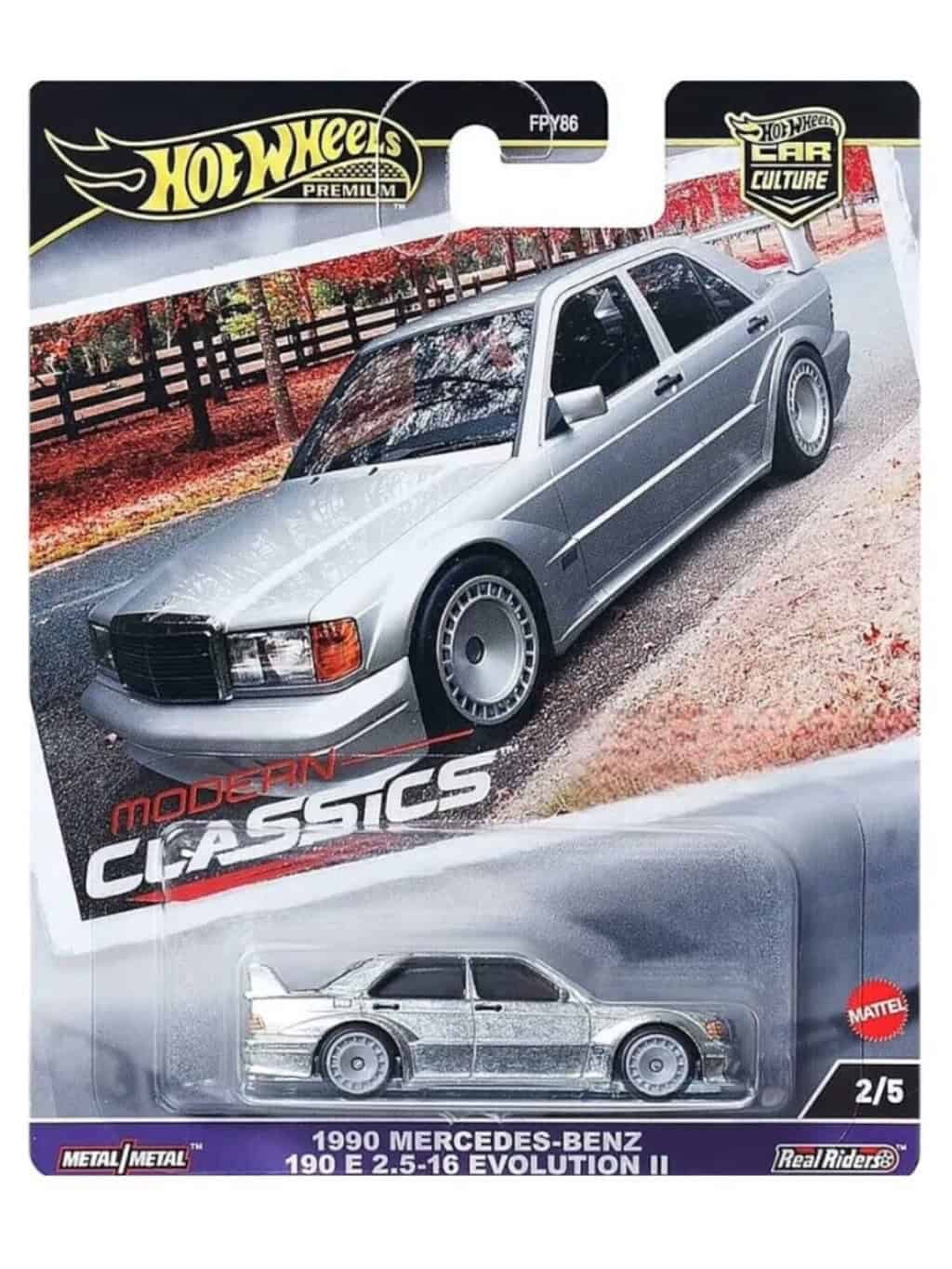 Hot Wheels Premium 1990 Mercedes Benz 190